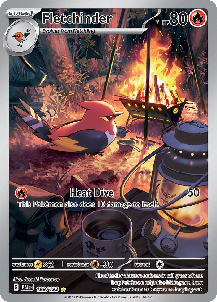 Fletchinder — SV02: Paldea Evolved #199/193
