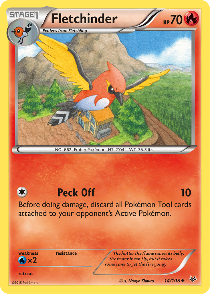 Fletchinder — XY - Roaring Skies #14/108