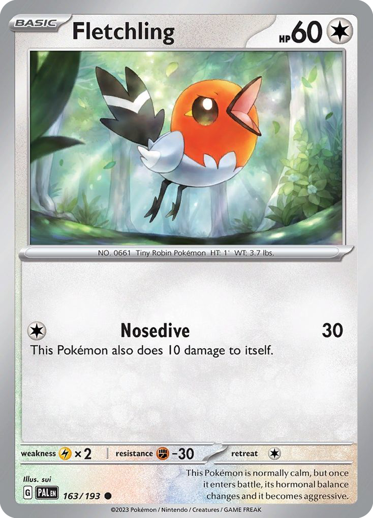 Fletchling — SV02: Paldea Evolved #163/193