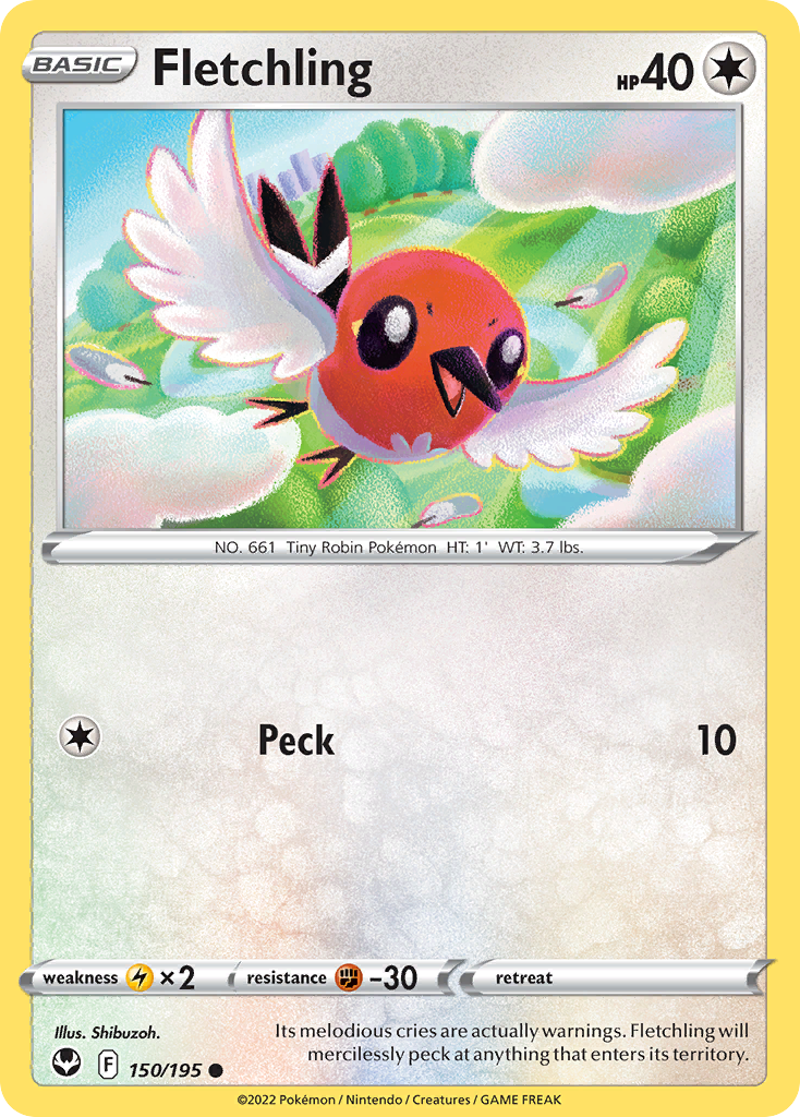 Fletchling — SWSH12: Silver Tempest #150/195
