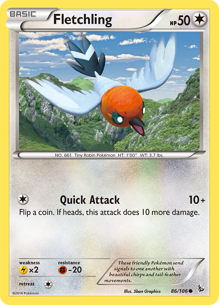 Fletchling — XY - Flashfire #86/106