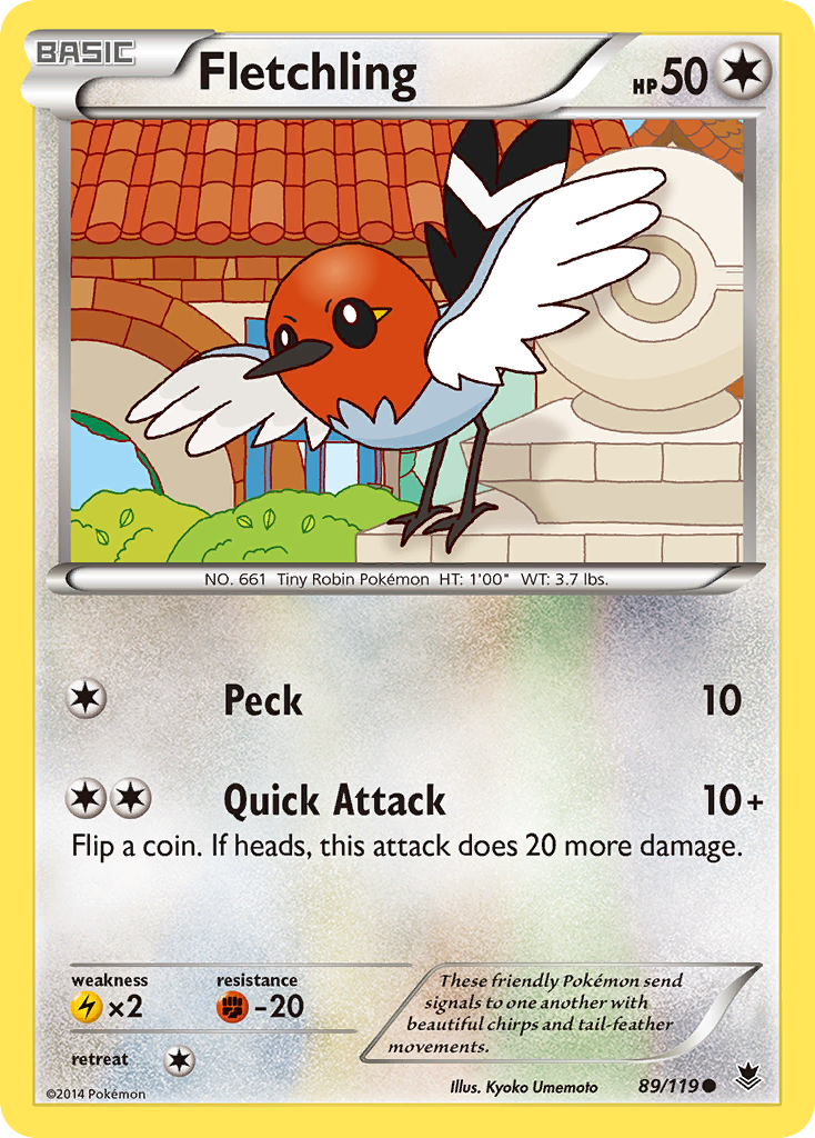 Fletchling — XY - Phantom Forces #89/119