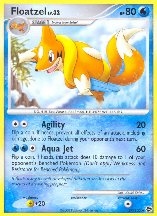 Floatzel — Countdown Calendar Promos #037/106