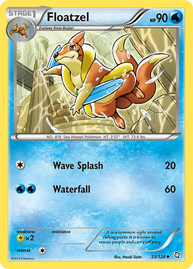 Floatzel — Dragons Exalted #33/124