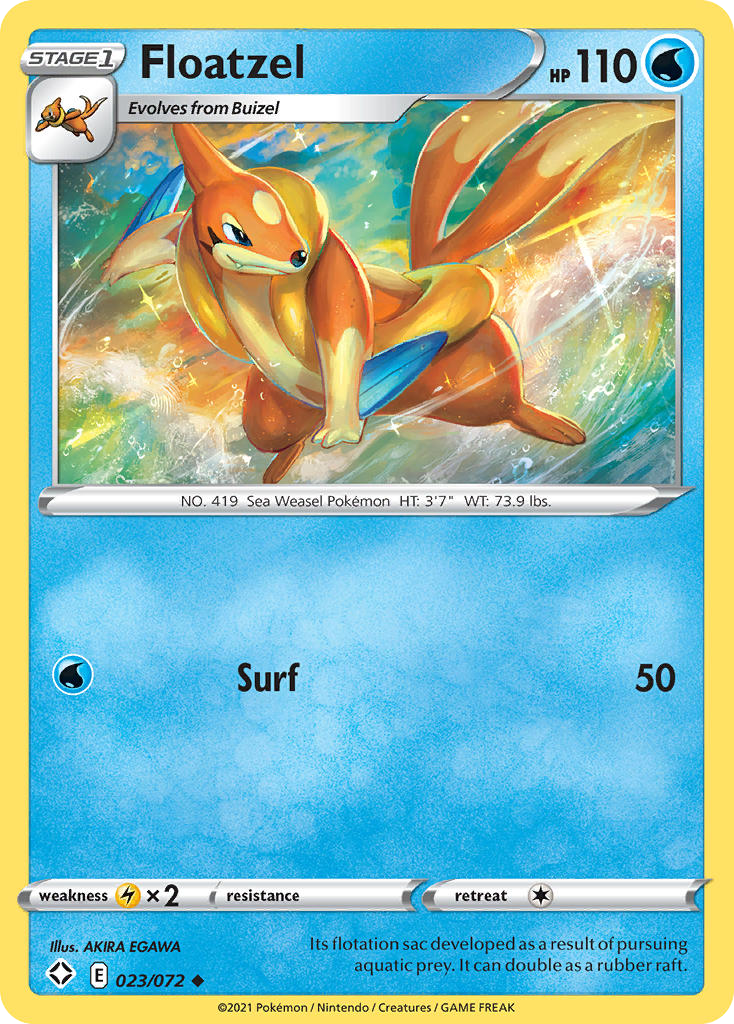 Floatzel — Shining Fates #023/072