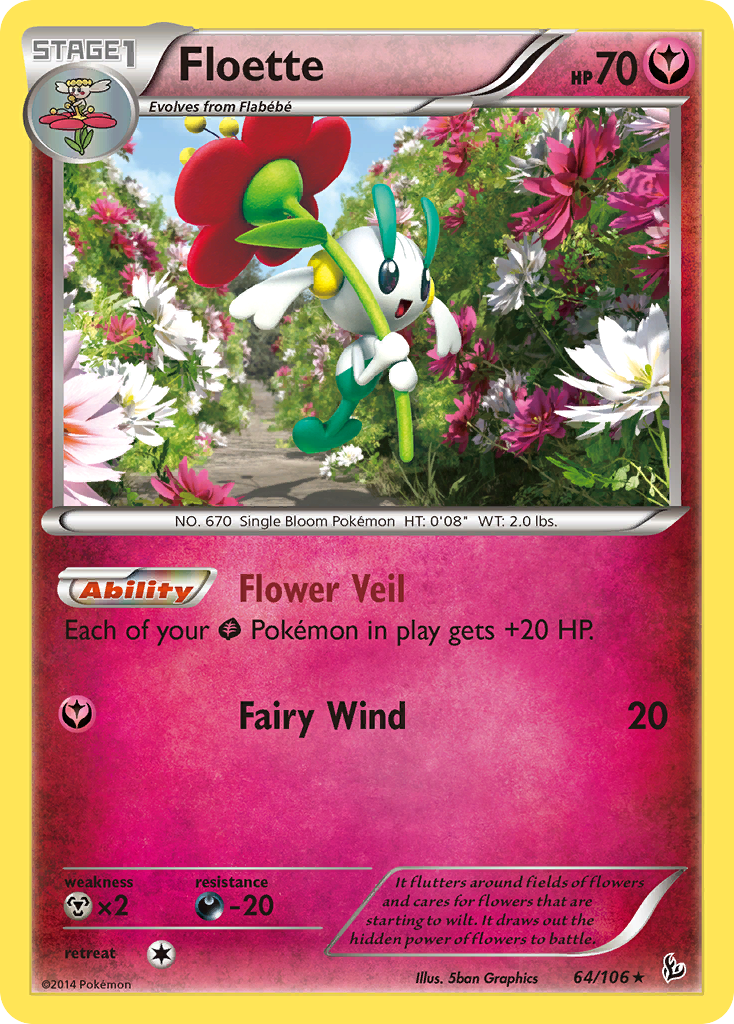 Floette (64) — XY - Flashfire #64/106