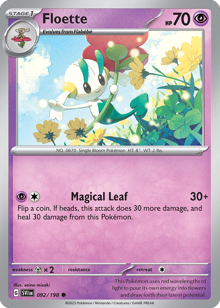 Floette — SV01: Scarlet & Violet Base Set #092/198