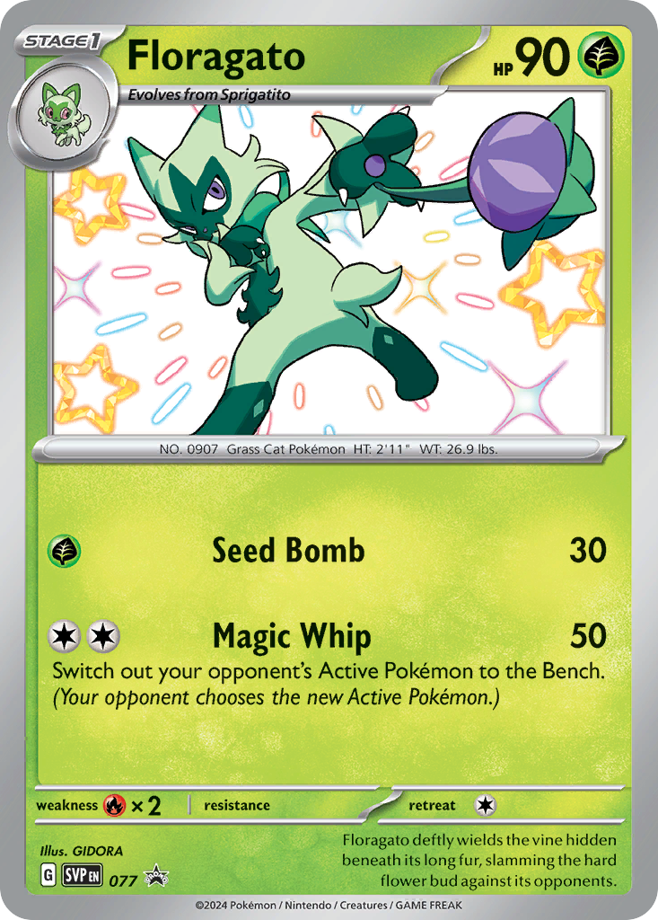 Floragato — SV: Scarlet & Violet Promo Cards #077