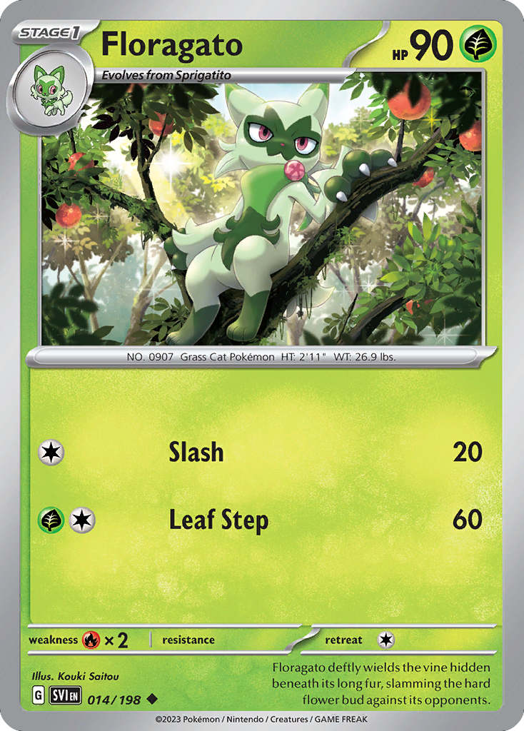 Floragato — SV01: Scarlet & Violet Base Set #014/198
