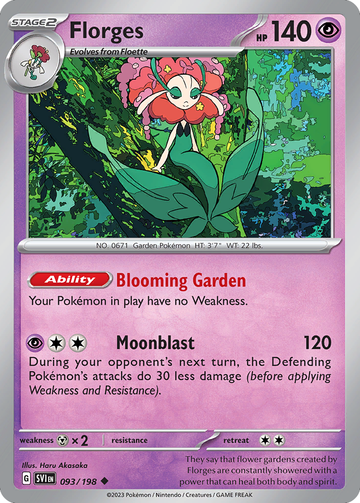 Florges — SV01: Scarlet & Violet Base Set #093/198