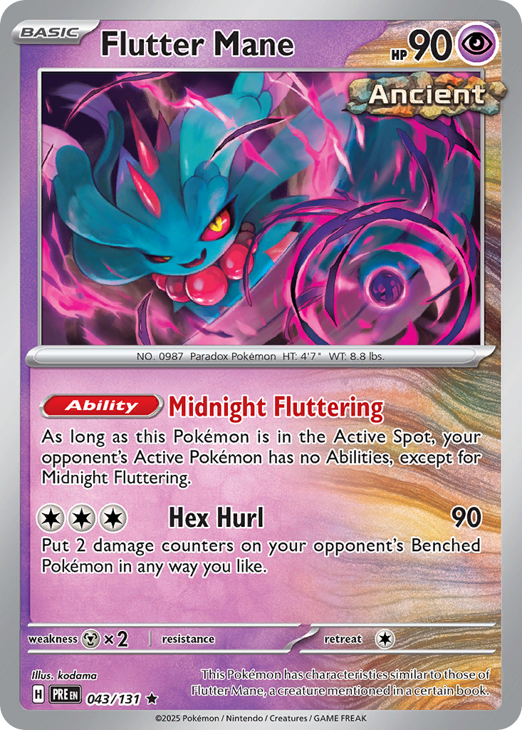 Flutter Mane (Poke Ball Pattern)