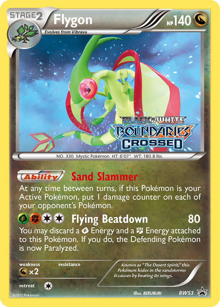 Flygon — Black and White Promos #BW53