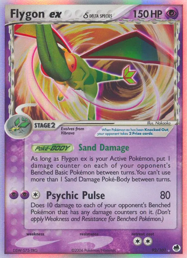 Flygon ex (Delta Species) — Dragon Frontiers #92/101