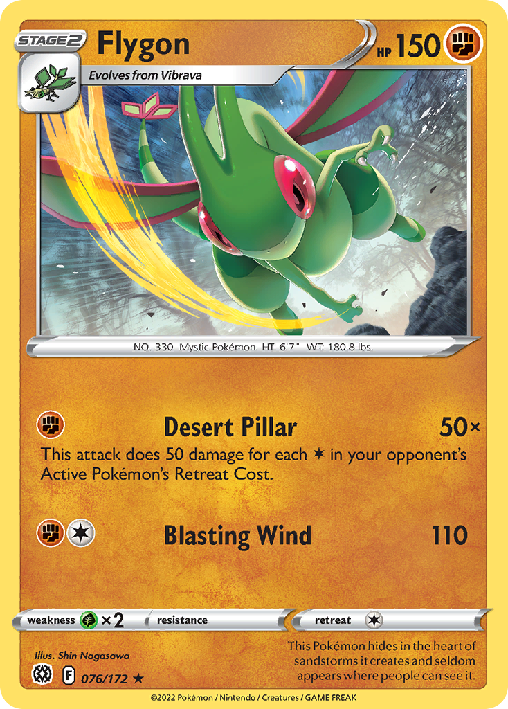 Flygon — SWSH09: Brilliant Stars #076/172