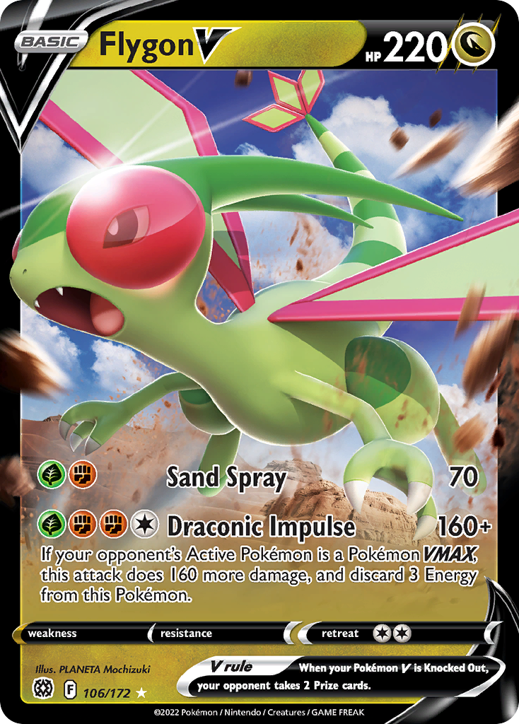 Flygon V — SWSH09: Brilliant Stars #106/172