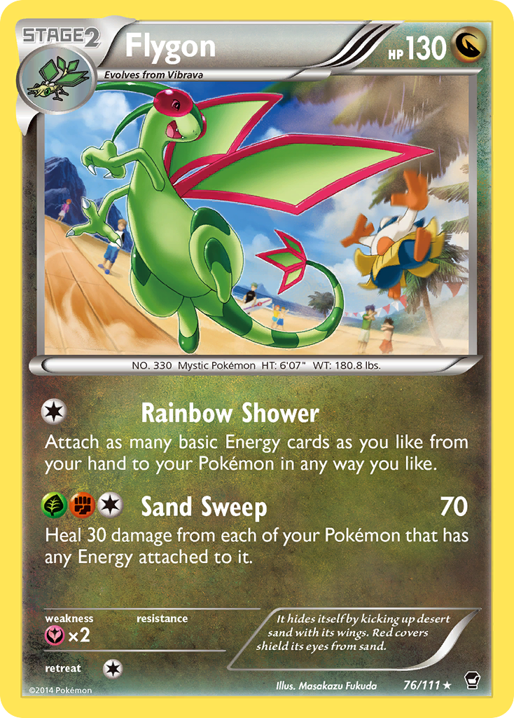 Flygon — XY - Furious Fists #76/111