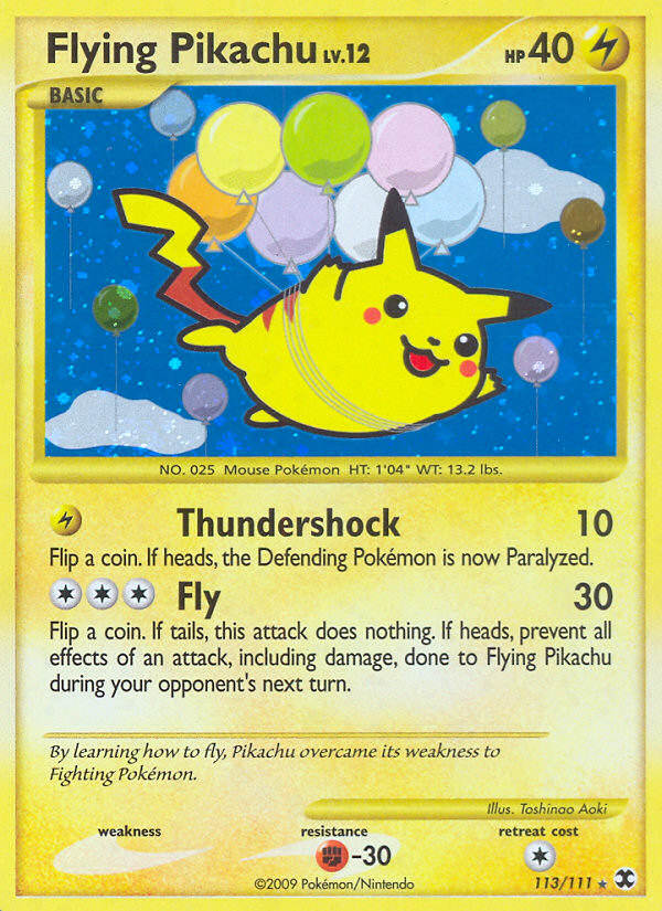 Flying Pikachu — Rising Rivals #113/111