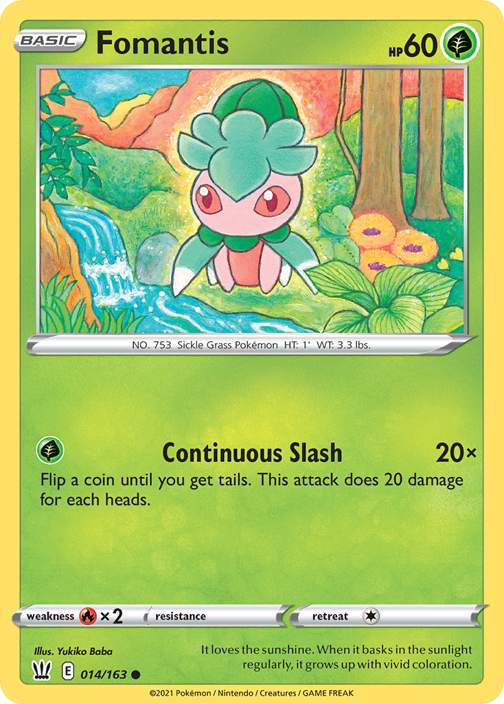 Fomantis — SWSH05: Battle Styles #014/163