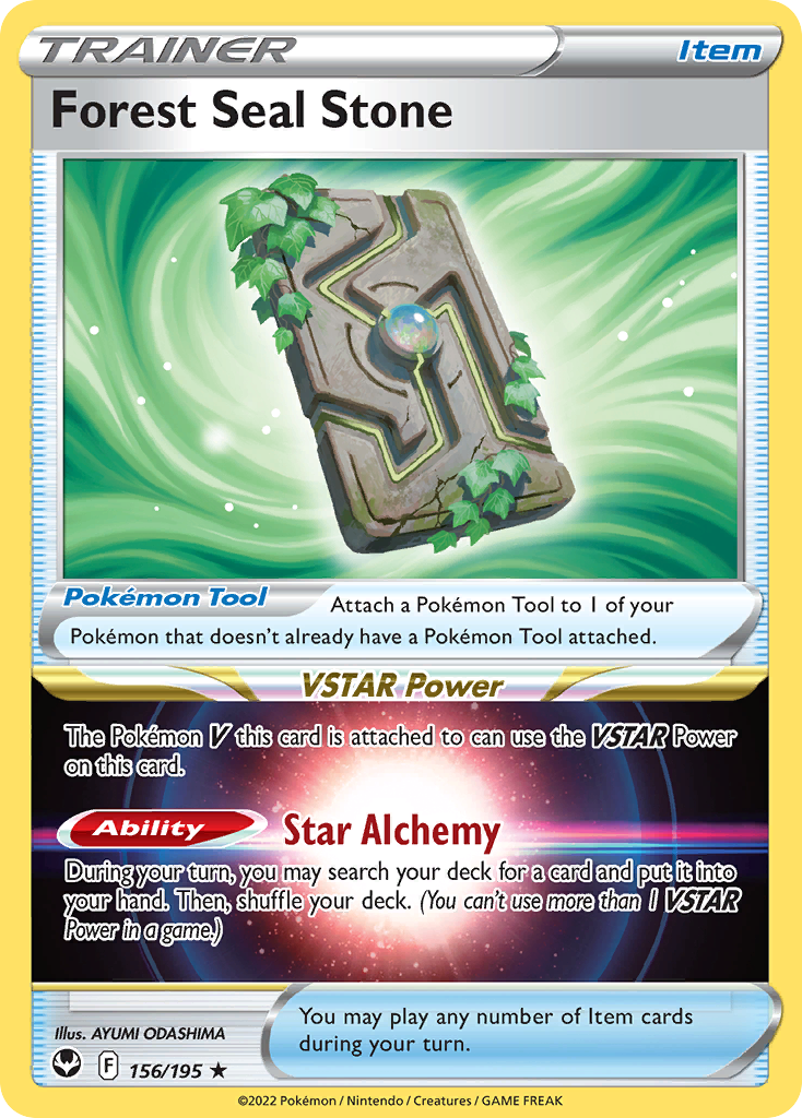 Forest Seal Stone — SWSH12: Silver Tempest #156/195