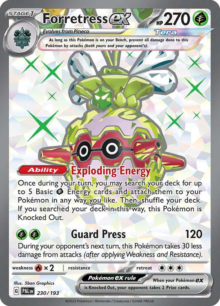 Forretress ex — SV02: Paldea Evolved #230/193