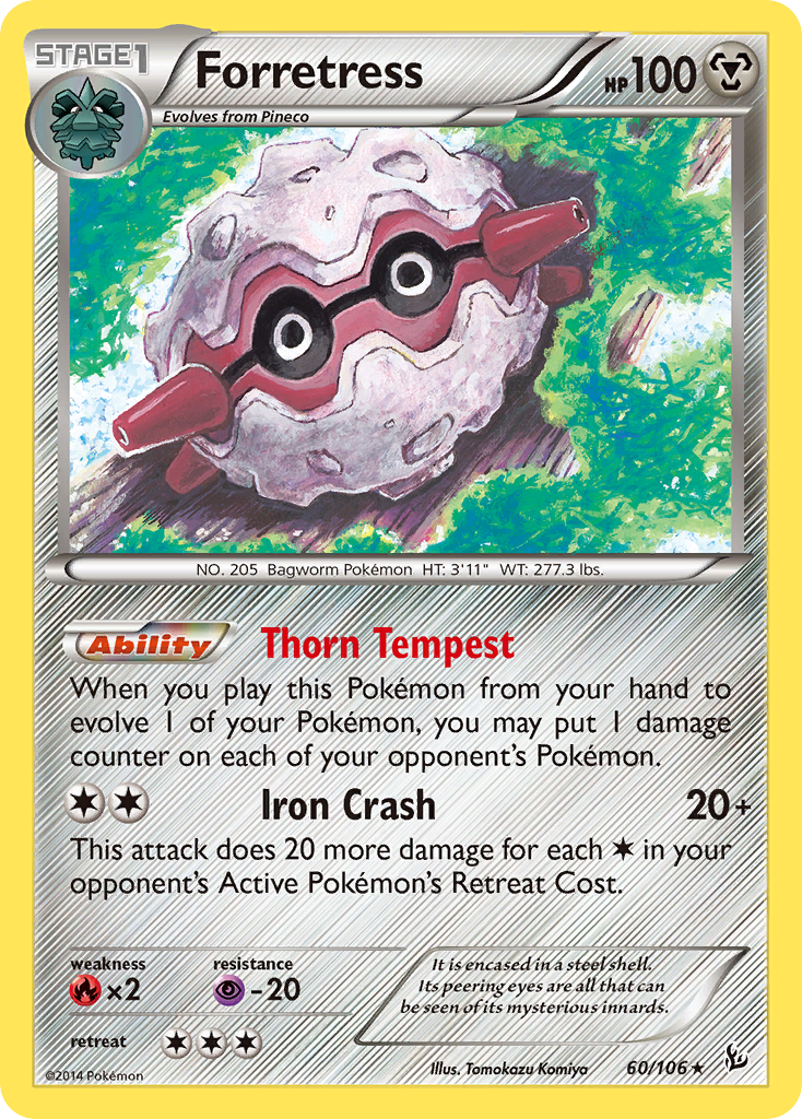 Forretress — XY - Flashfire #60/106