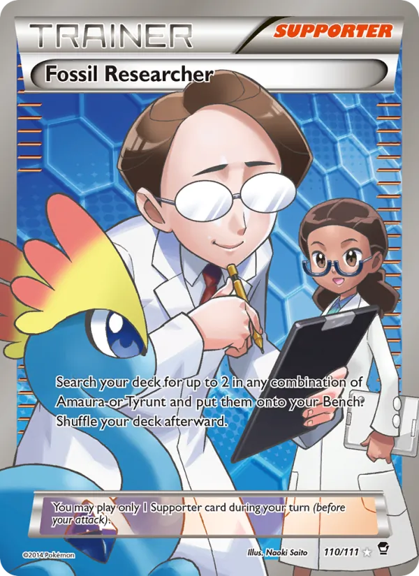 Fossil Researcher (110 Full Art) — XY - Furious Fists #110/111