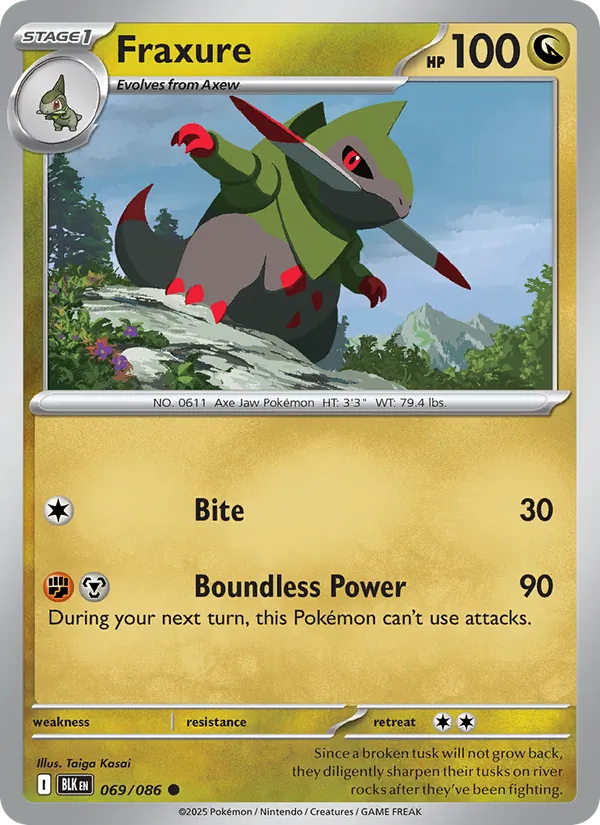 Fraxure (Poke Ball Pattern)