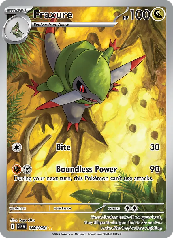 Fraxure — SV: Black Bolt #146/086