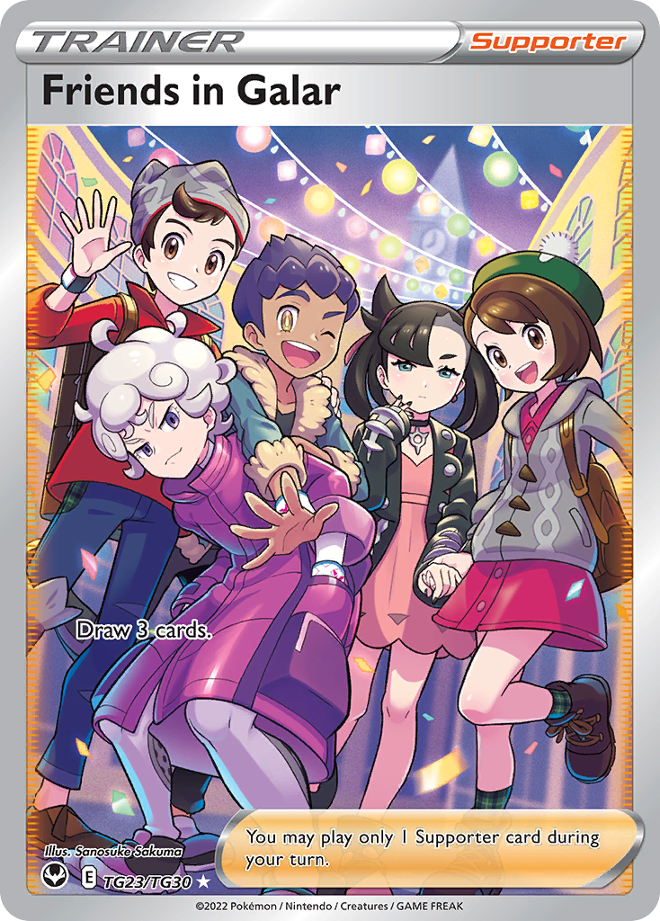 Friends in Galar — SWSH12: Silver Tempest Trainer Gallery #TG23/TG30