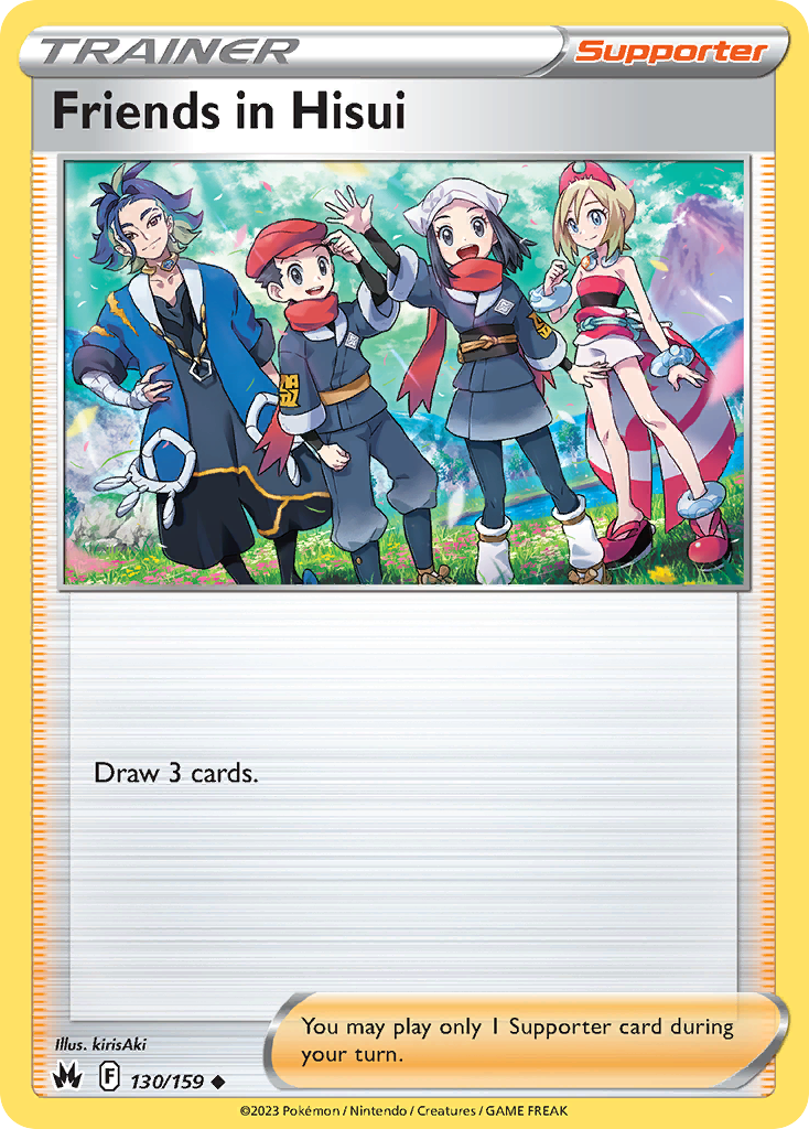 Friends in Hisui — SWSH: Crown Zenith #130/159