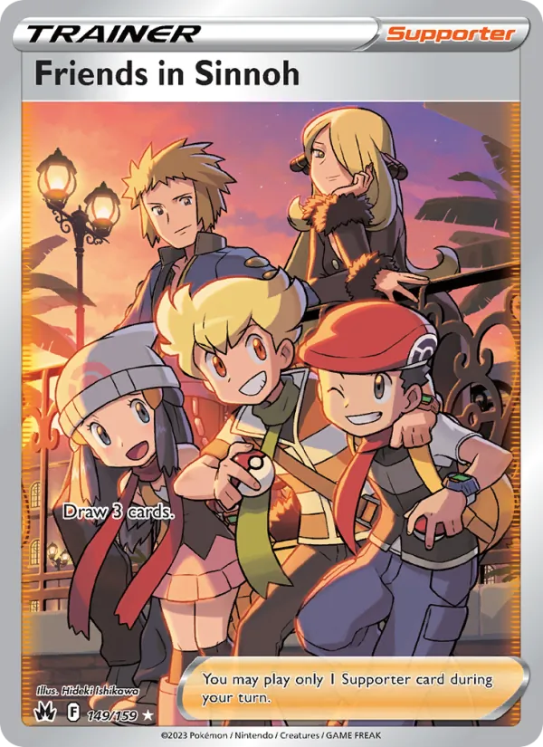 Friends in Sinnoh (Full Art) — SWSH: Crown Zenith #149/159