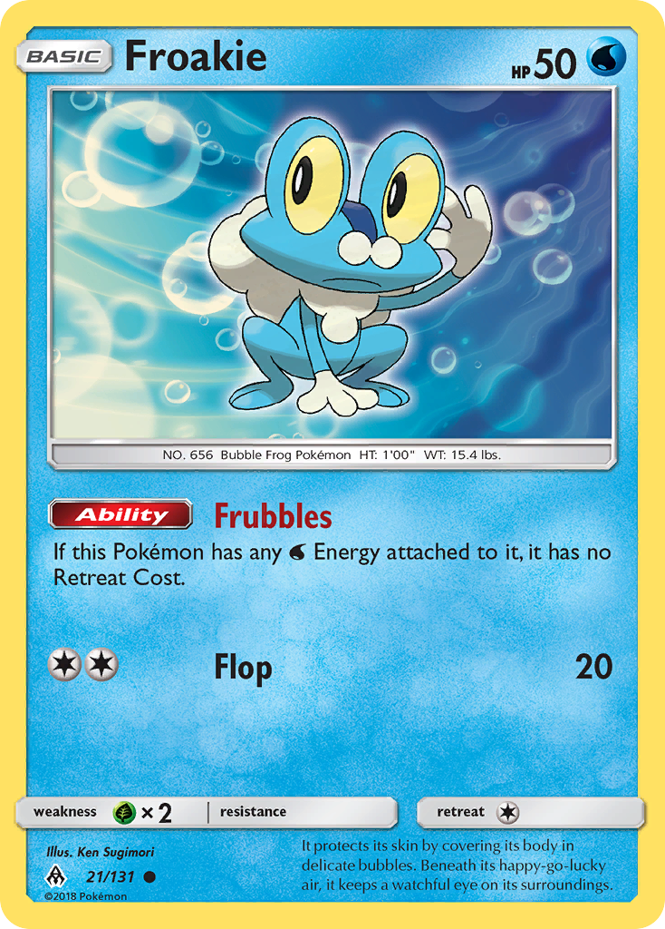 Froakie (21) — SM - Forbidden Light #21/131