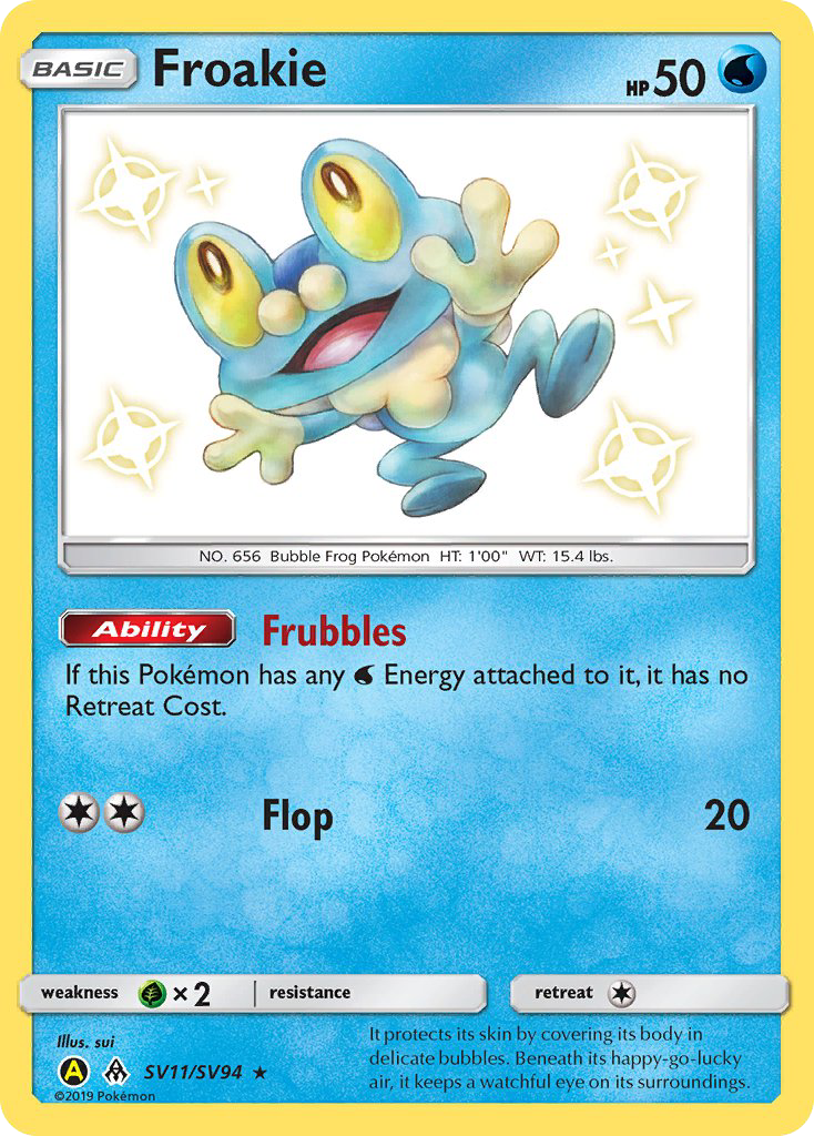 Froakie — Hidden Fates: Shiny Vault #SV11/SV94