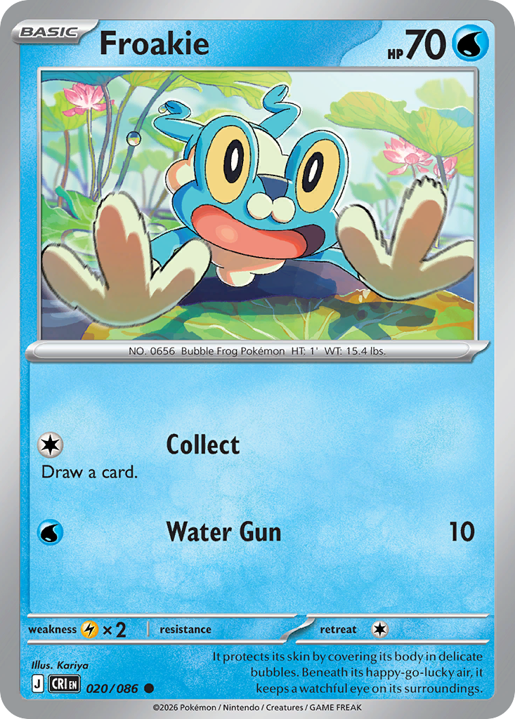 Froakie — ME04: Chaos Rising #020/086