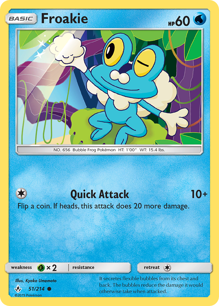 Froakie — SM - Unbroken Bonds #51/214