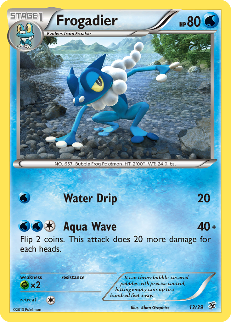 Frogadier — Kalos Starter Set #13/39