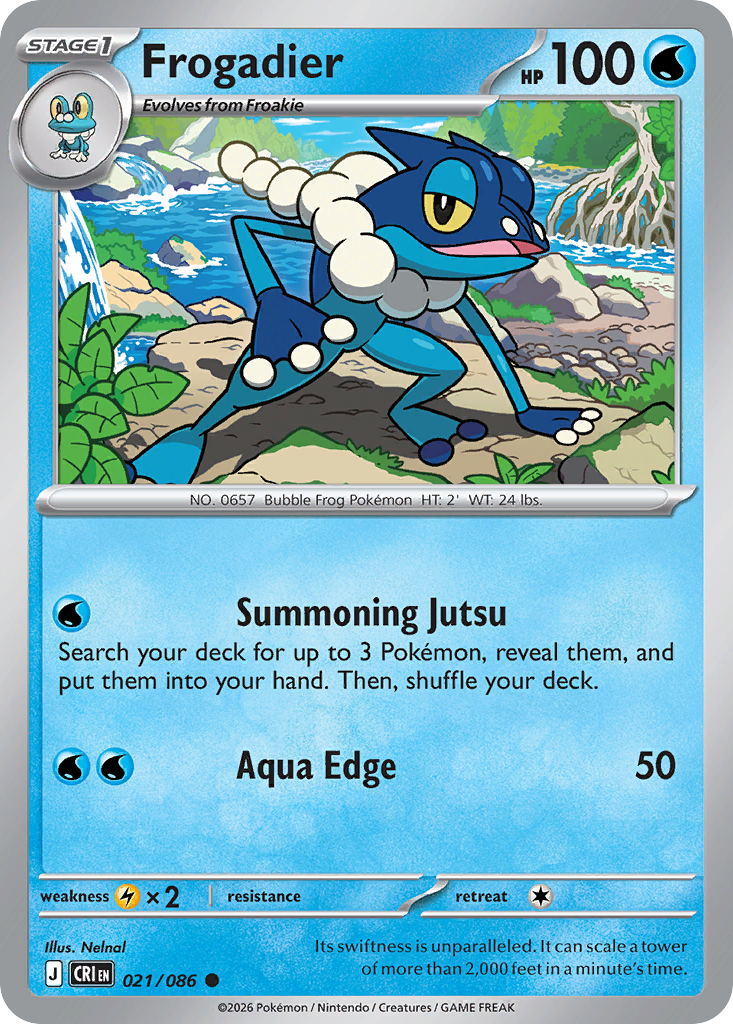 Frogadier — ME04: Chaos Rising #021/086
