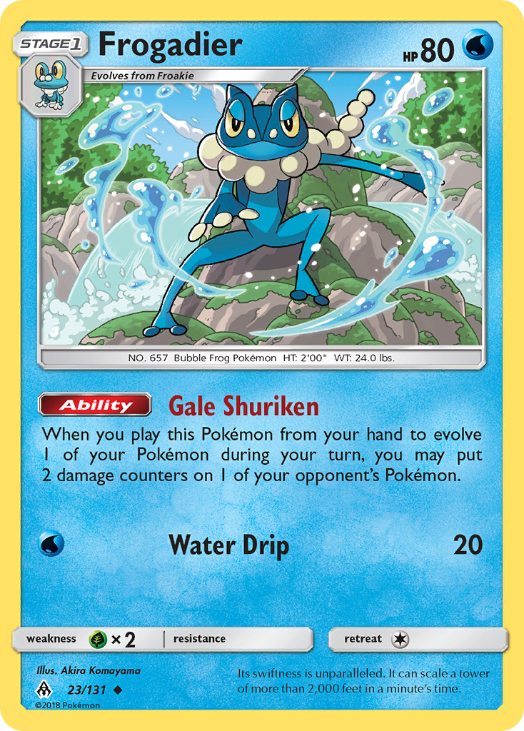 Frogadier — SM - Forbidden Light #23/131