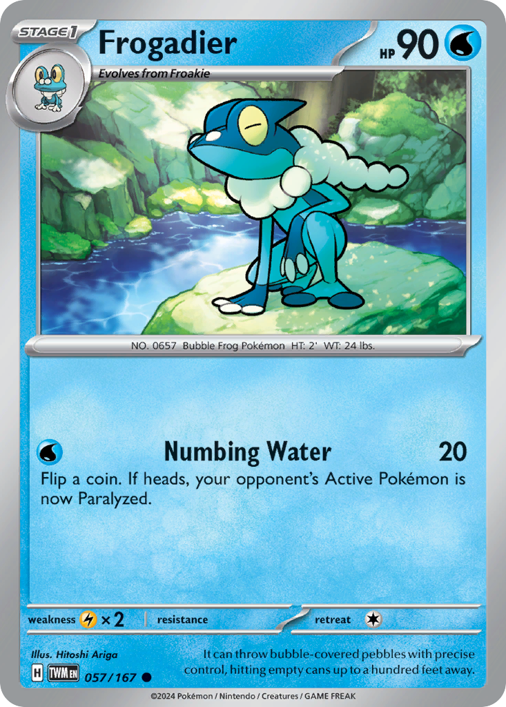 Frogadier — SV06: Twilight Masquerade #057/167