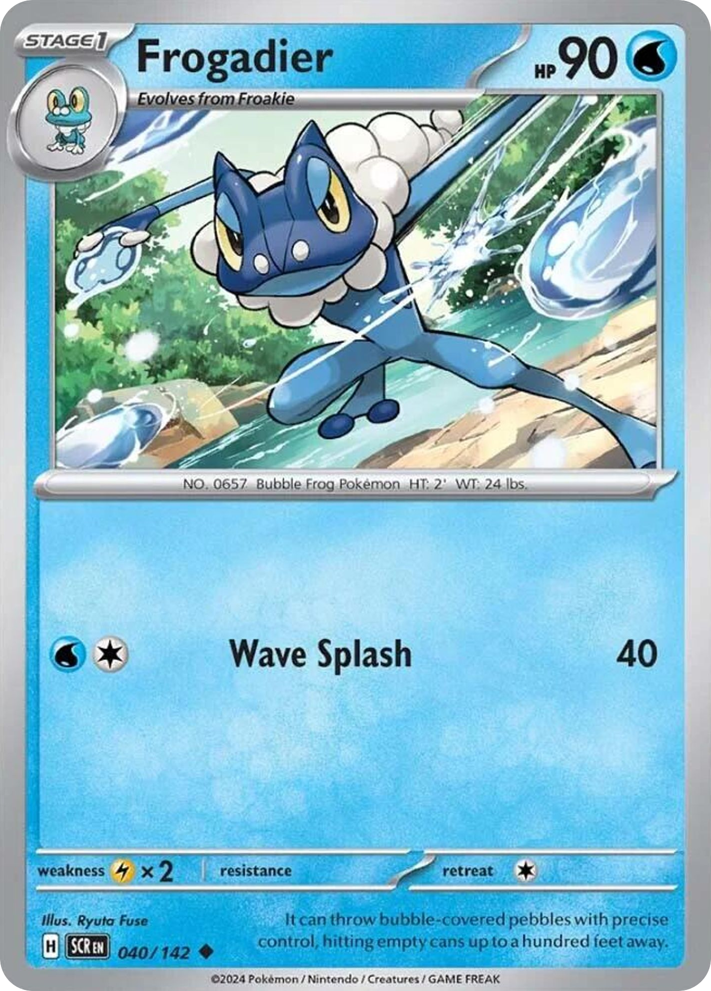 Frogadier — SV07: Stellar Crown #040/142