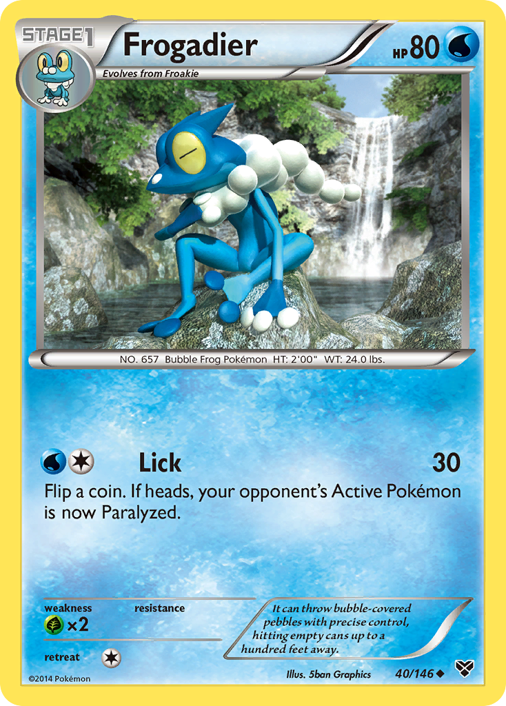 Frogadier — XY Base Set #40/146