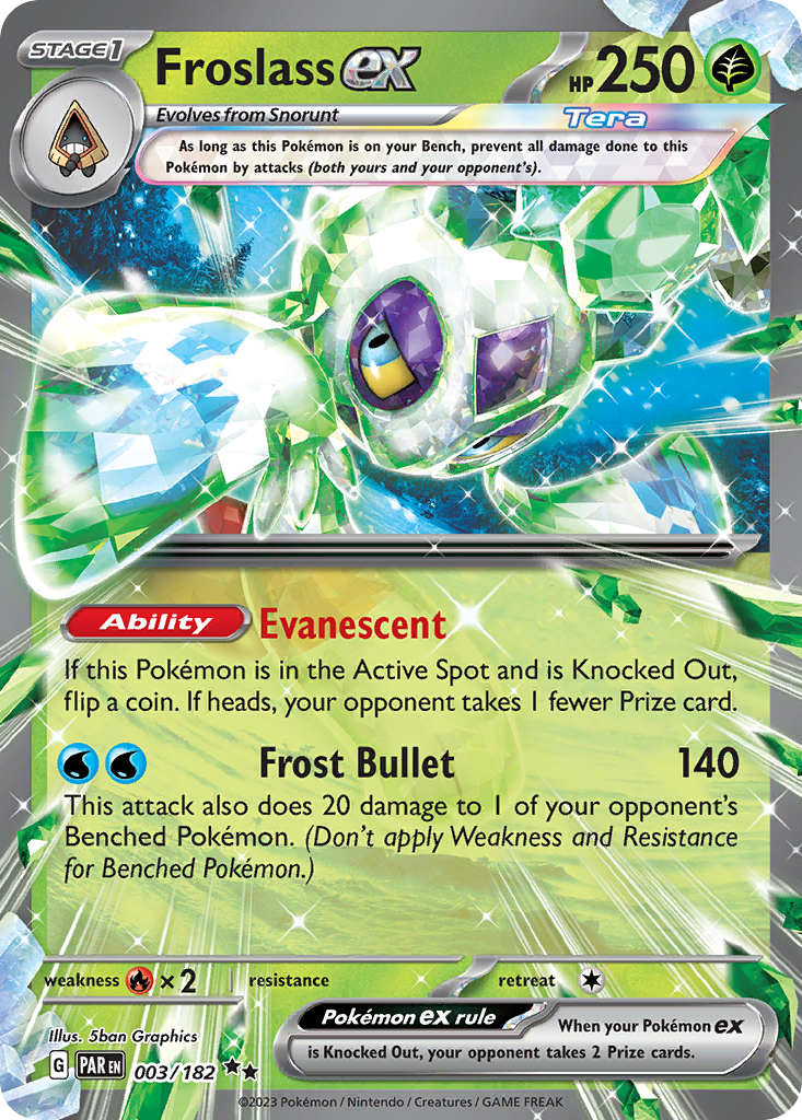 Froslass ex — SV04: Paradox Rift #003/182