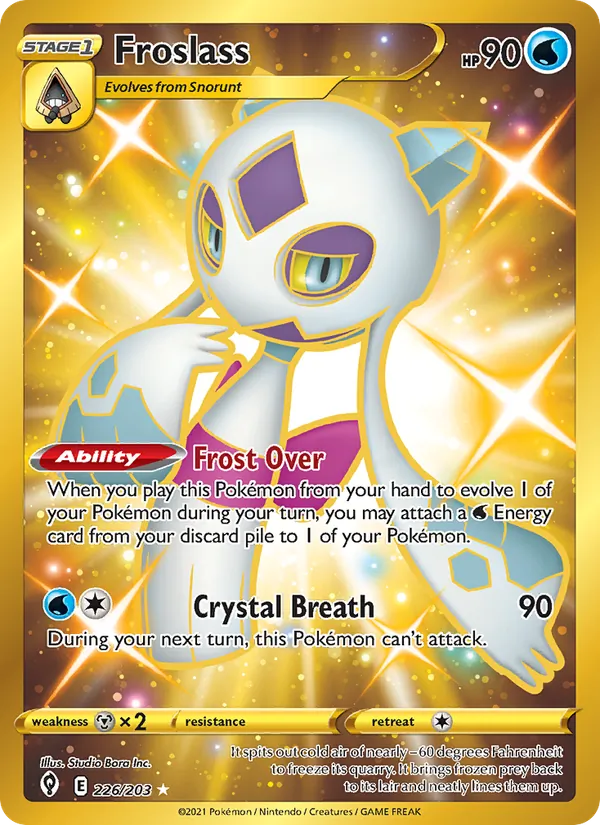 Froslass (Secret) — SWSH07: Evolving Skies #226/203