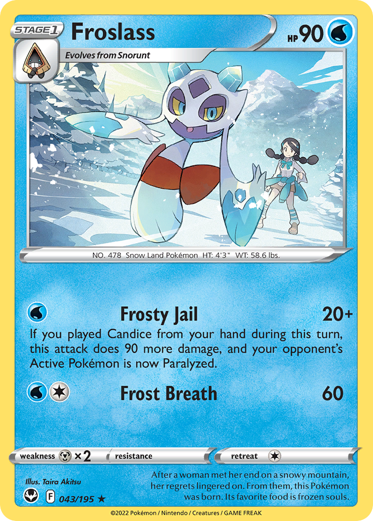 Froslass — SWSH12: Silver Tempest #043/195