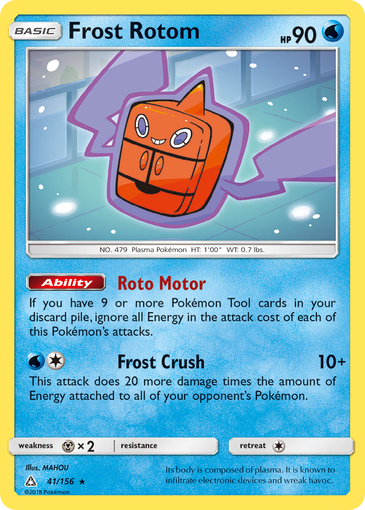 Frost Rotom — SM - Ultra Prism #41/156