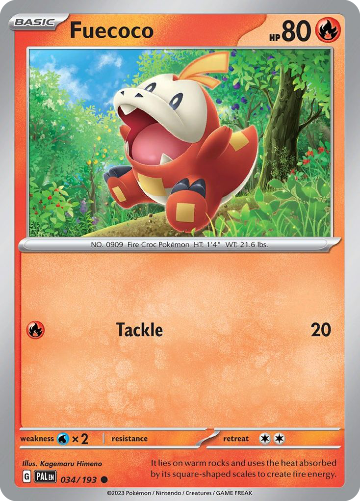 Fuecoco — Miscellaneous Cards & Products #034/193