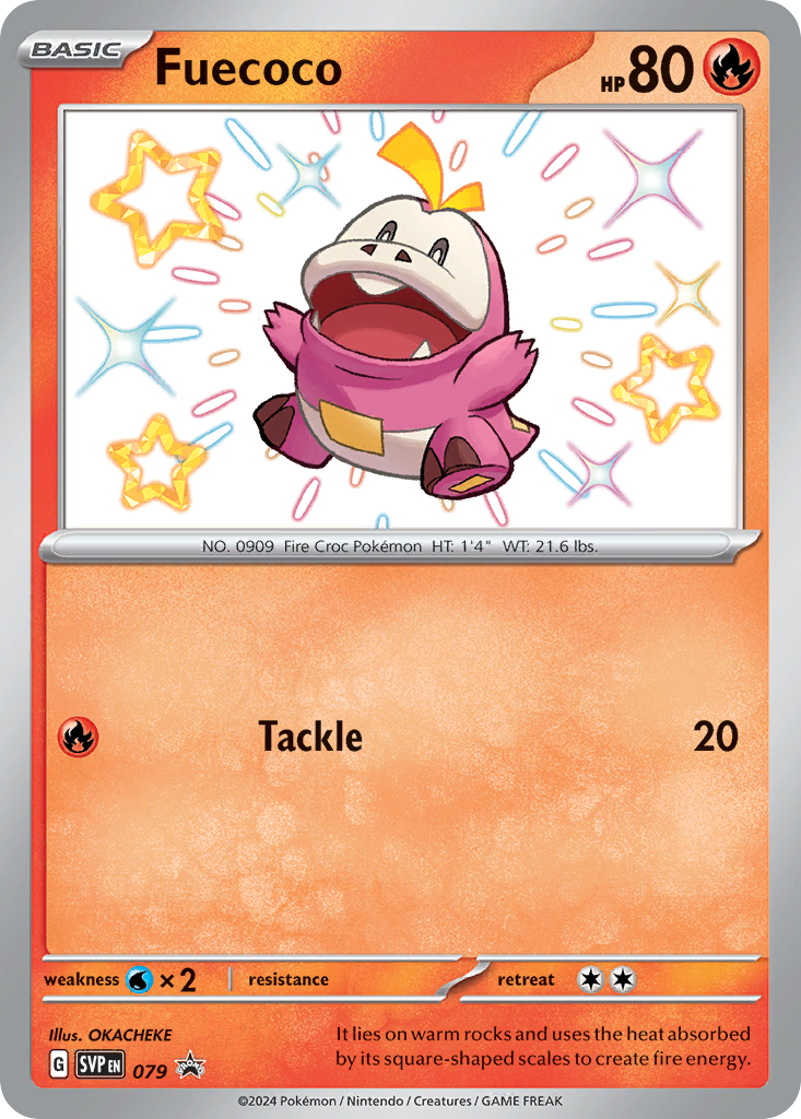 Fuecoco — SV: Scarlet & Violet Promo Cards #079