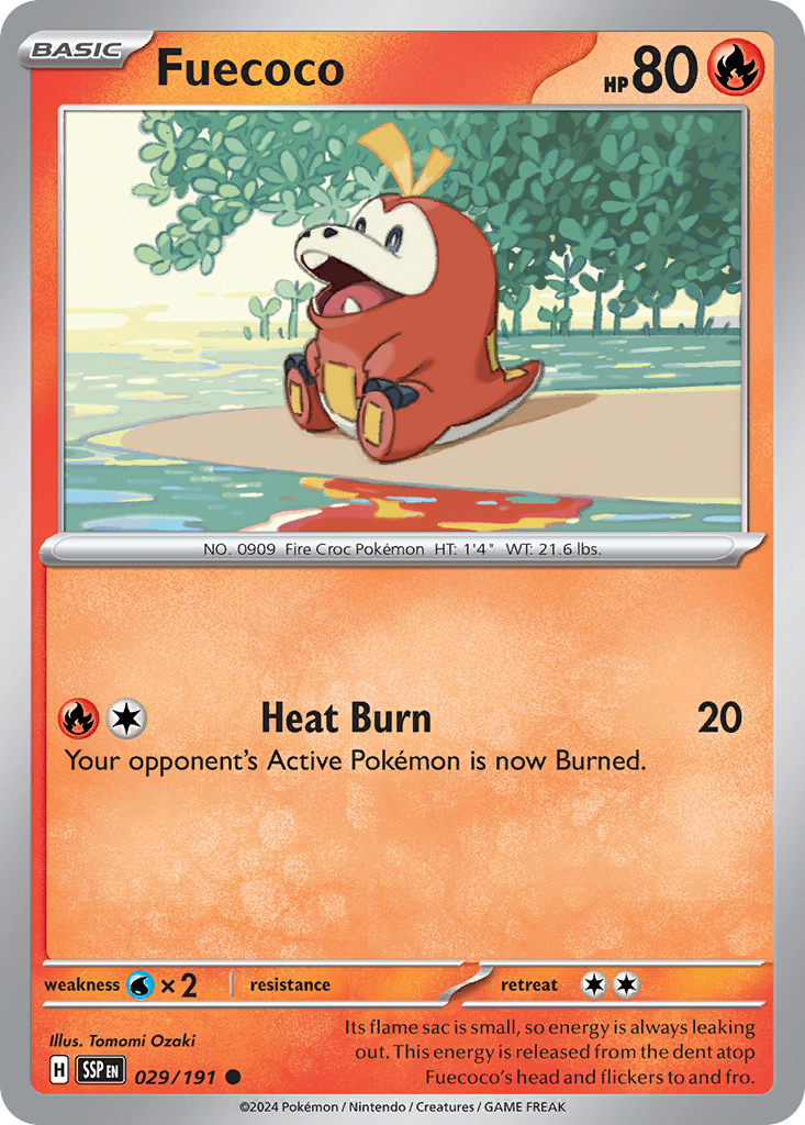 Fuecoco — SV08: Surging Sparks #029/191