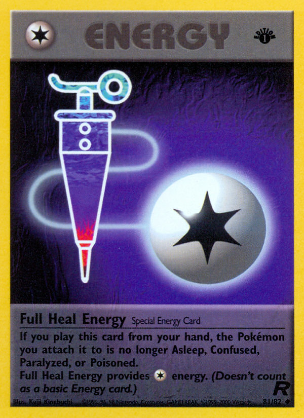 Full Heal Energy — Team Rocket #81/82