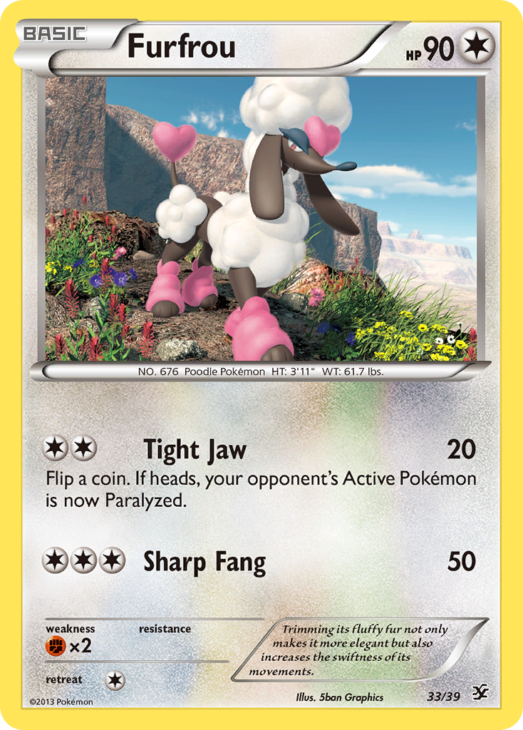 Furfrou (33) — Kalos Starter Set #33/39